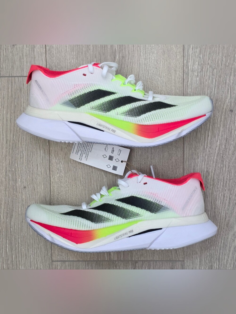 Adidas Adizero Boston 12 Road Racing Running Shoes JQ2554 Womens 5 NWT MSRP $160